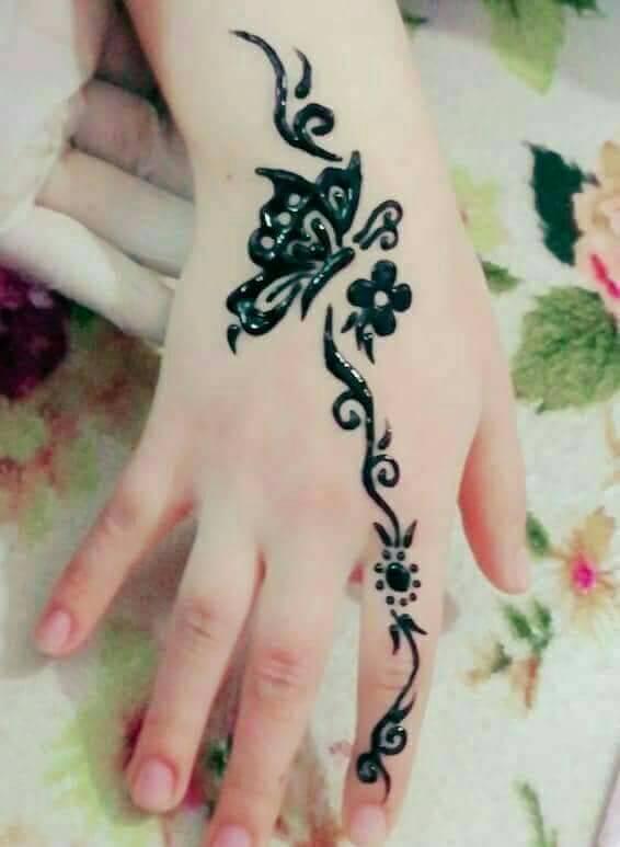 رسم تنه ورنه بالحنه 3