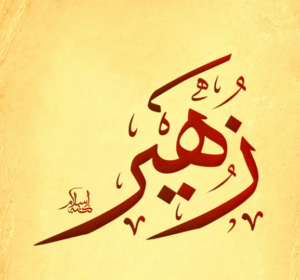 زخرفة اسم زهير