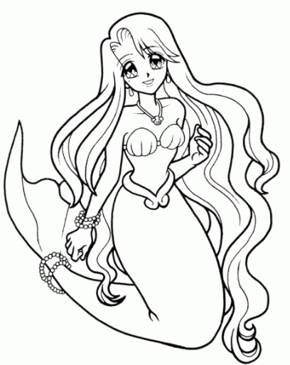 رسومات تلوين للبنات للطباعة 1