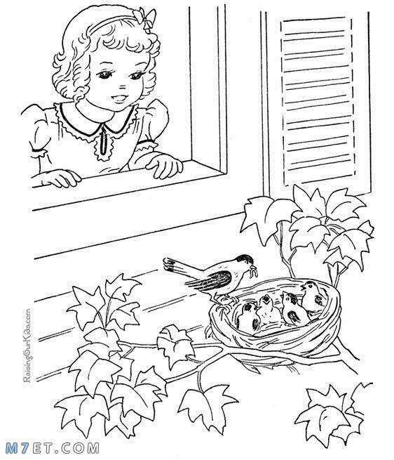 رسومات تلوين للبنات للطباعة 2