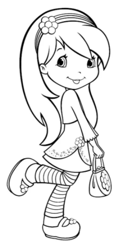 رسومات تلوين للبنات للطباعة 4