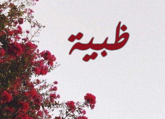 زخرفة اسم ظبية-  ابيات شعر عن اسم ظبيه