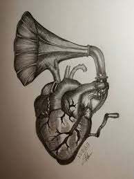 رسومات قلوب بالرصاص 1
