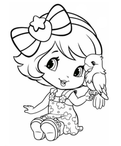 رسومات تلوين للبنات للطباعة 5