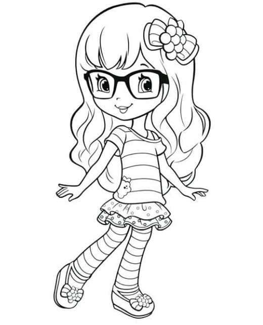 رسومات تلوين للبنات للطباعة 3