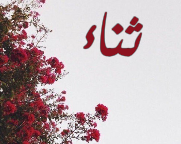 طريقة كتابة ثناء بالانجليزية