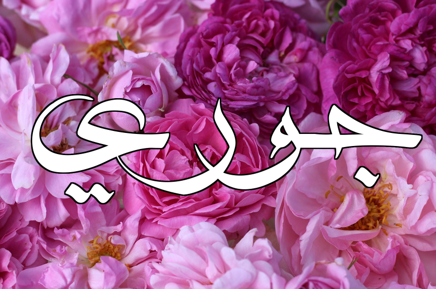 اسم جوري مزخرف عربي3