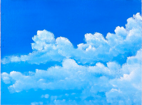 رسم غيوم 3