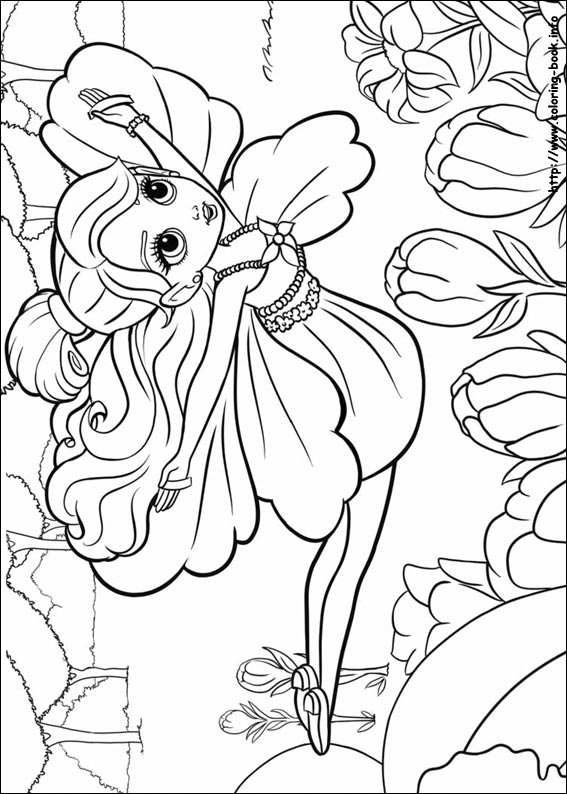 رسومات تلوين للبنات للطباعة 1