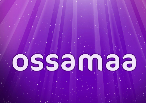 إسم اسامة مزخرف بالفرنسية