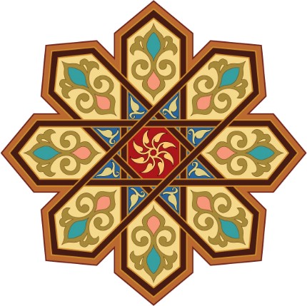 زخرفة تاج الملك - زخرفة4