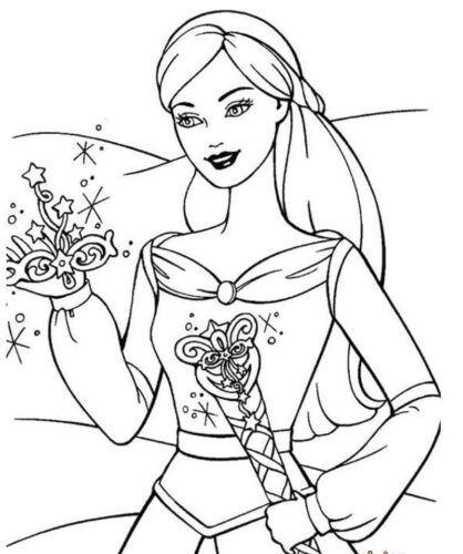 رسومات تلوين للبنات للطباعة 6