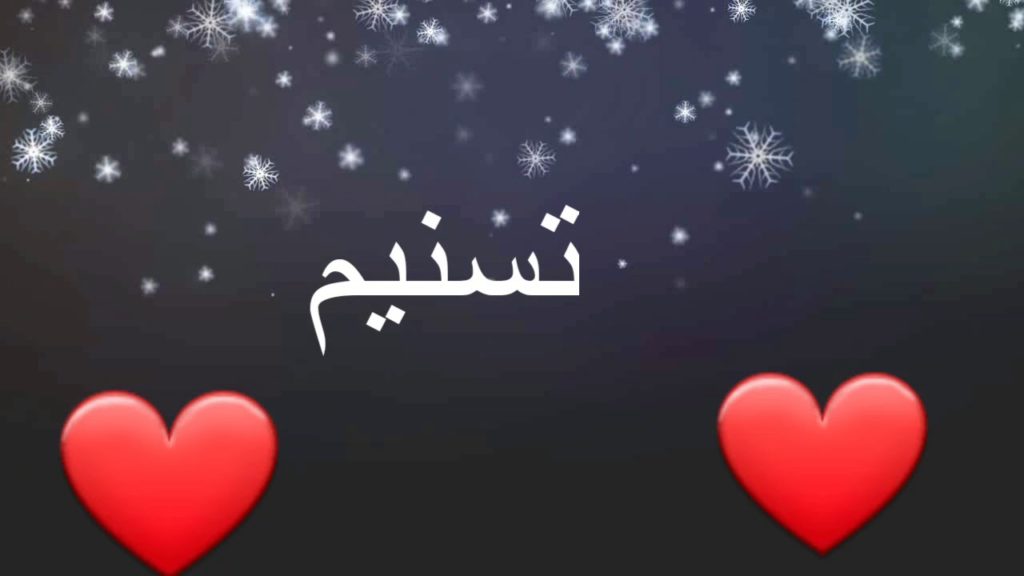 اجمل الصور عن اسم تسنيم2