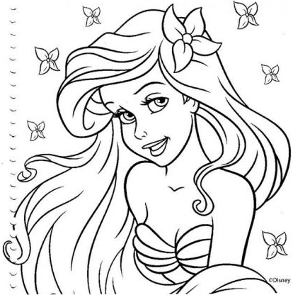 رسومات ديزني للتلوين 1