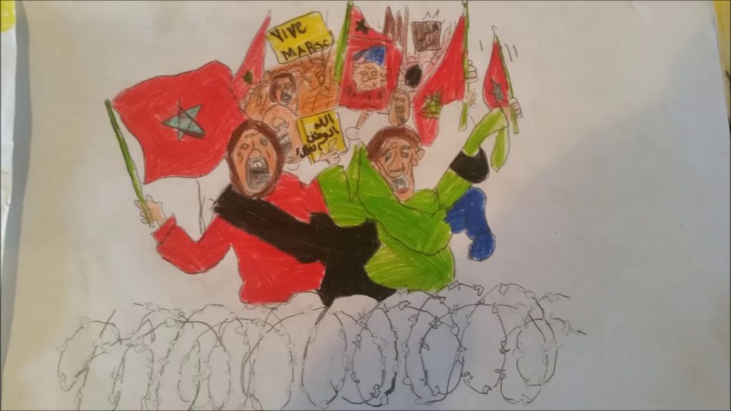 رسومات للتلوين عن المسيرة الخضراء 2
