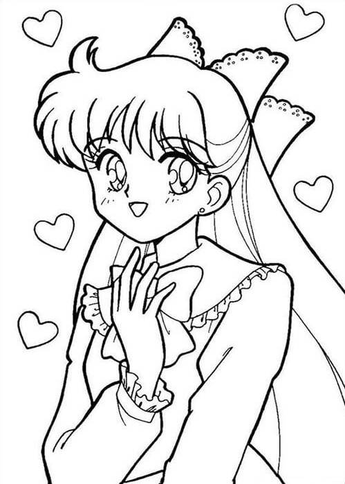 رسومات تلوين للبنات للطباعة 4