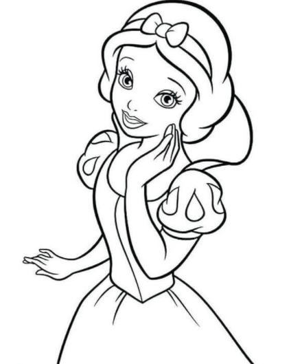 رسومات ديزني للتلوين 3