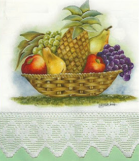 رسم سلة فواكه 3