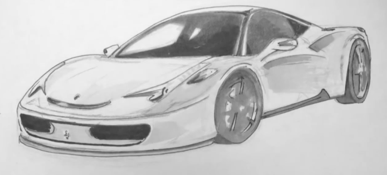 رسومات سيارات 3