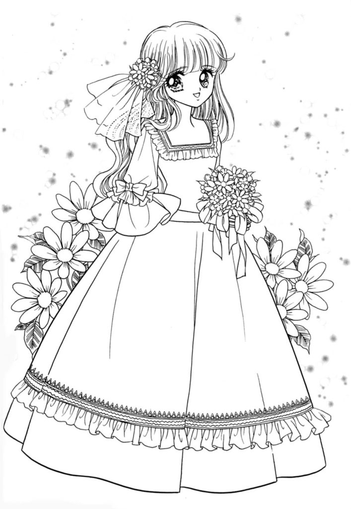 رسومات للتلوين للبنات 2