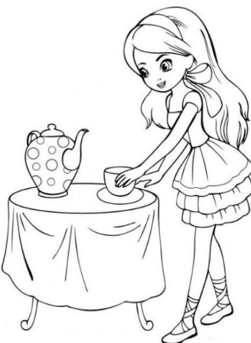 رسومات ديزني للتلوين 6
