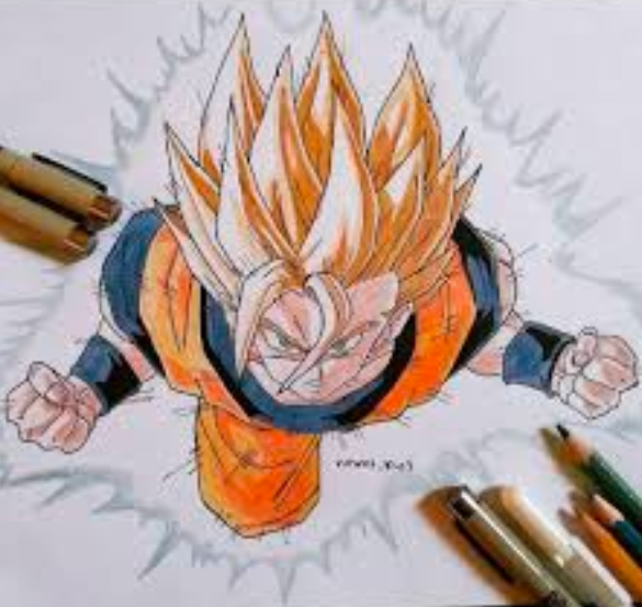 رسومات دراغون بول 5