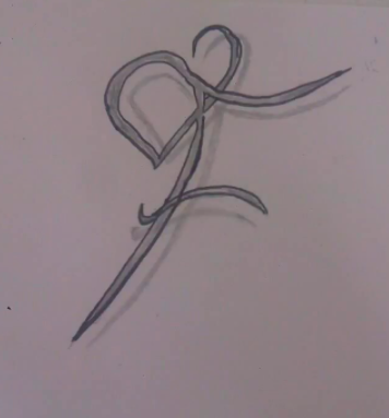 رسم قلوب بالحروف 6