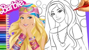رسومات تلوين باربي