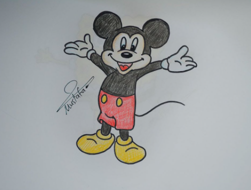 رسومات ميكي ماوس ملونة 4