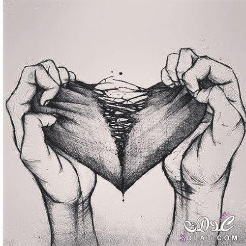 رسومات قلوب بالرصاص 3