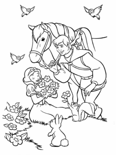 رسومات للتلوين للبنات 6