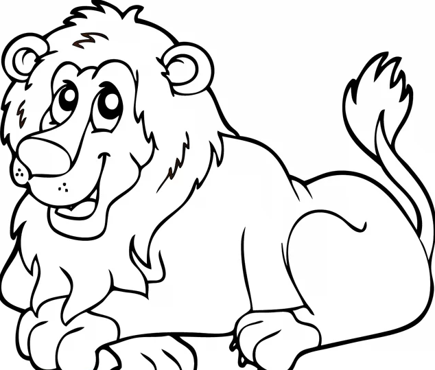 رسومات اطفال للتلوين حيوانات 2