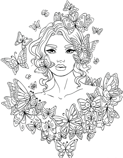 رسومات للتلوين للكبار 5