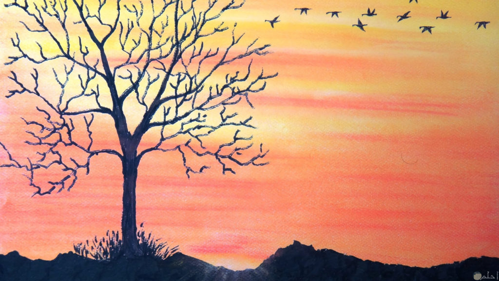 رسومات عن فصل الخريف 5