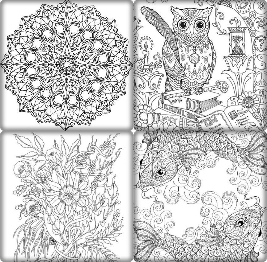 رسومات للتلوين للكبار 1