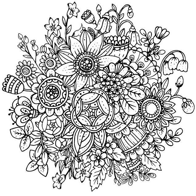 رسومات للتلوين للكبار 6