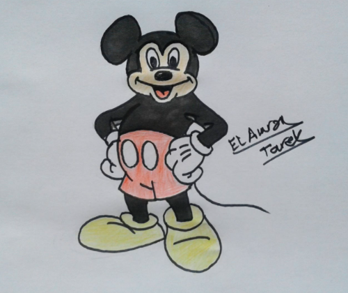 رسومات ميكي ماوس ملونة 6