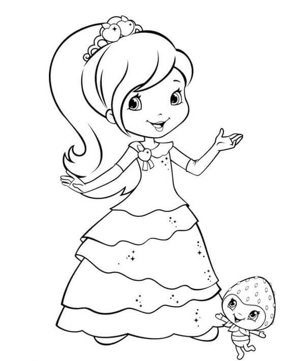 رسومات للتلوين للبنات 6
