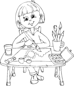 رسومات تلوين تعليمية للأطفال