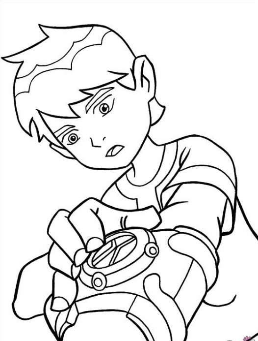 رسومات تلوين بن تن2