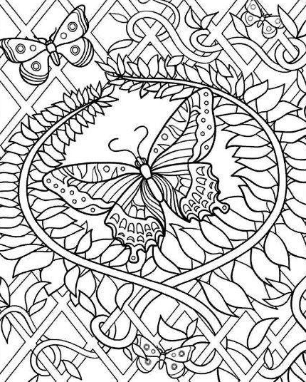 رسومات تلوين للكبار 1