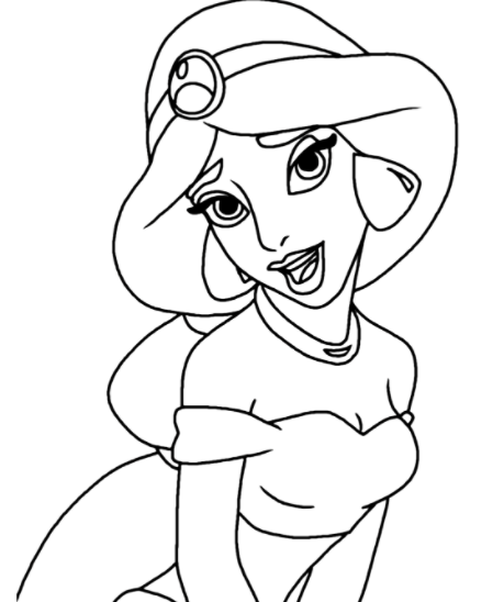 رسومات للتلوين للبنات 5