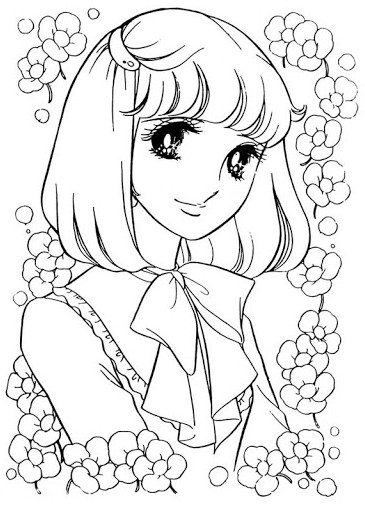 رسومات تلوين انمي للطباعة2