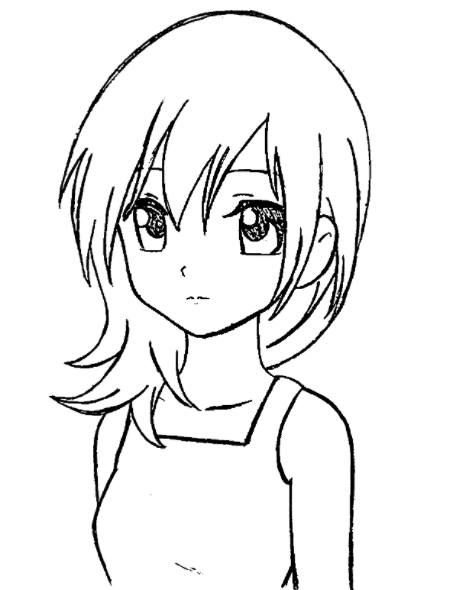 رسومات تلوين انمي للطباعة4