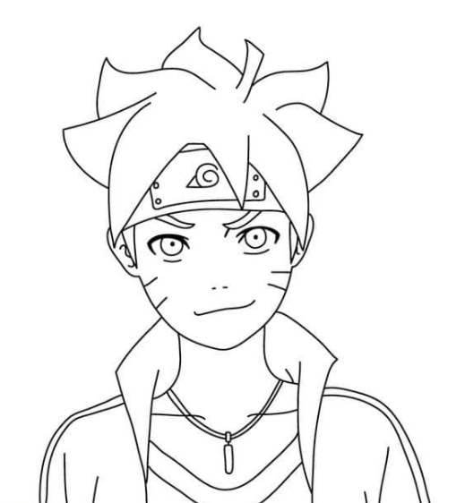 رسومات انمي للتلوين اولاد 3