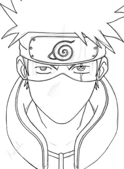 رسومات انمي للتلوين اولاد 5
