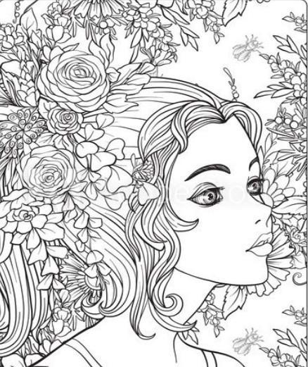 رسومات للتلوين للبنات الكبار 3