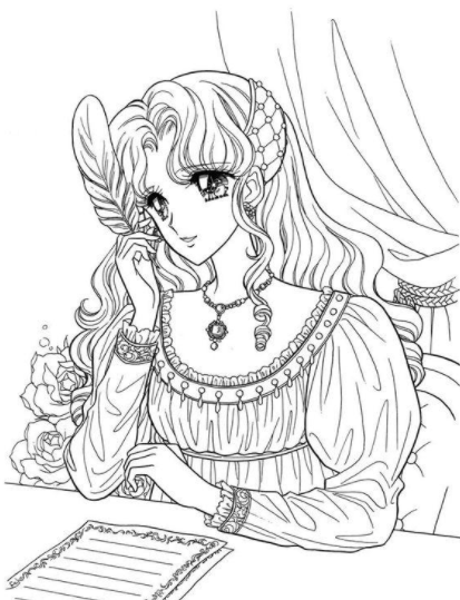 رسومات للتلوين للبنات الكبار 5