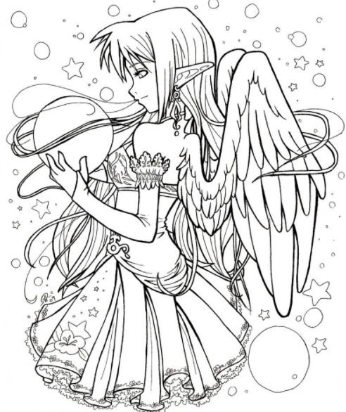 رسومات للتلوين للبنات الكبار 6