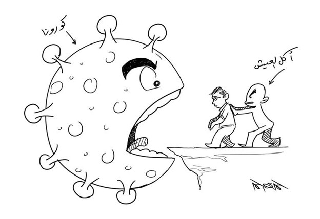 رسومات للتلوين عن فيروس كورونا2